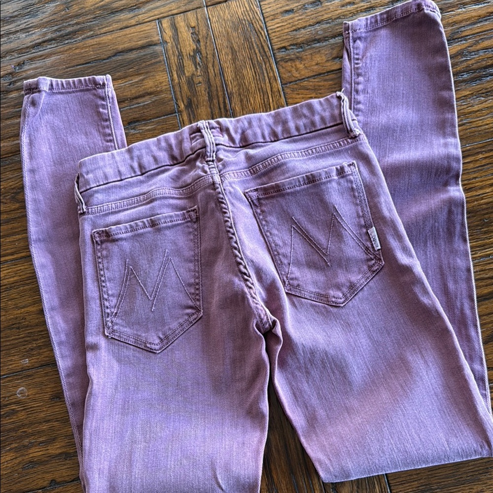 Women's MOTHER Purple Jeans size 26, EUC no flaws